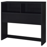 Westpark Bookcase Headboard & Storage Wall Sets - Black with USB Charging Nightstands, Twin to Queen – view 20