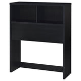 Westpark Bookcase Headboard & Storage Wall Sets - Black with USB Charging Nightstands, Twin to Queen – view 10