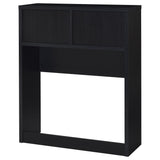 Westpark Bookcase Headboard & Storage Wall Sets - Black with USB Charging Nightstands, Twin to Queen – view 12