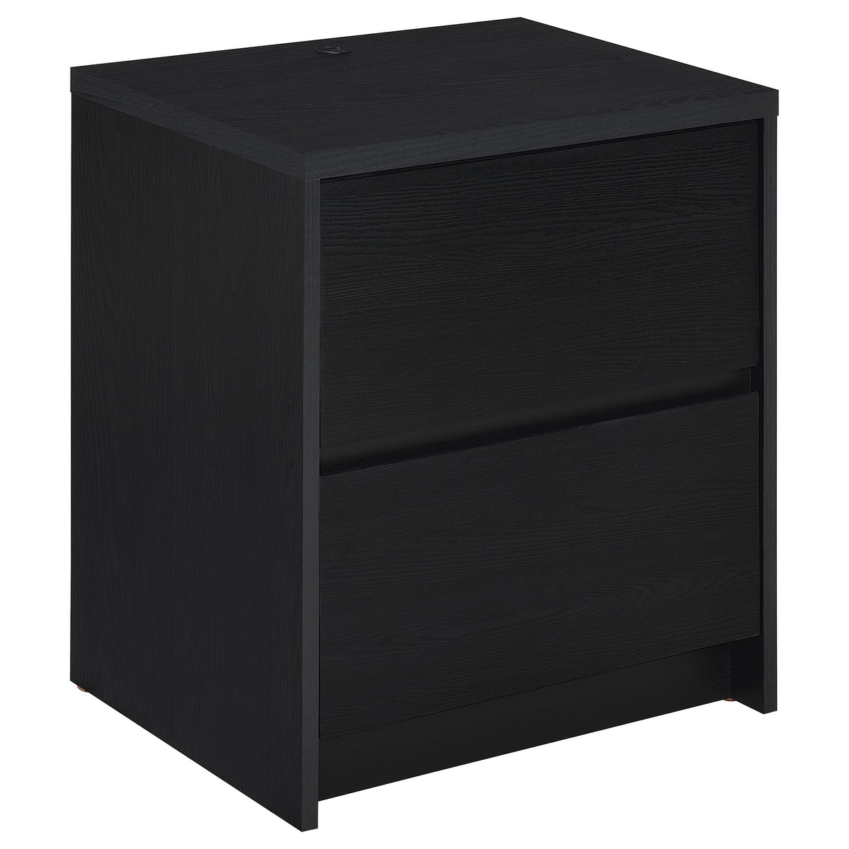 Westpark Bookcase Headboard & Storage Wall Sets - 2-Drawer Nightstand with LED & USB