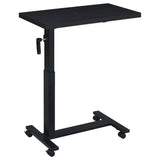 Westpark Height-Adjustable Mobile Bed C-Table - Hand-Crank Steel Base in Black – view 4