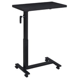 Westpark Height-Adjustable Mobile Bed C-Table - Hand-Crank Steel Base in Black – view 5