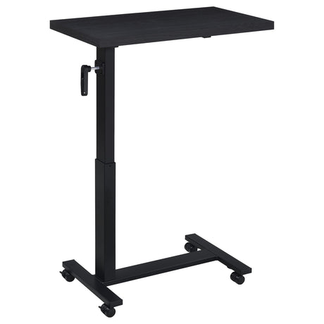 Westpark Height-Adjustable Mobile Bed C-Table - Hand-Crank Steel Base in Black – view 5