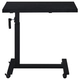 Westpark Height-Adjustable Mobile Bed C-Table - Hand-Crank Steel Base in Black – view 6