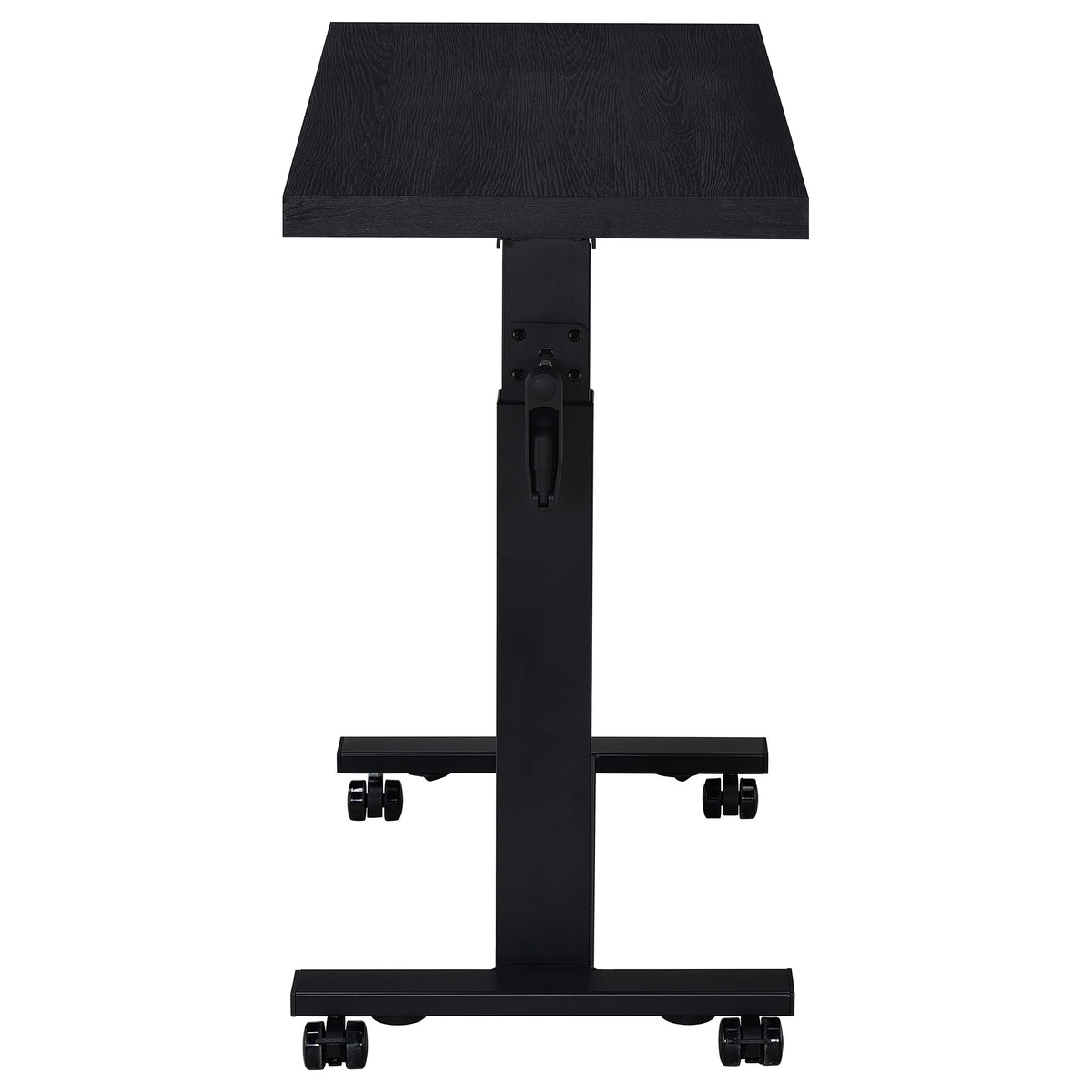 Westpark Height-Adjustable Mobile Bed C-Table - Hand-Crank Steel Base in Black – view 8