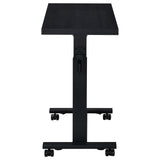 Westpark Height-Adjustable Mobile Bed C-Table - Hand-Crank Steel Base in Black – view 8