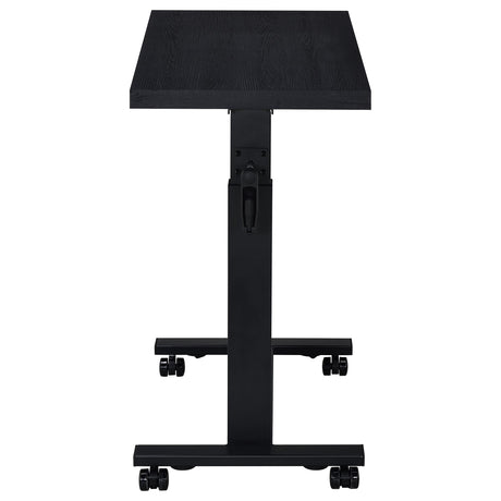 Westpark Height-Adjustable Mobile Bed C-Table - Hand-Crank Steel Base in Black – view 8