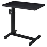 Westpark Height-Adjustable Mobile Bed C-Table - Hand-Crank Steel Base in Black – view 10