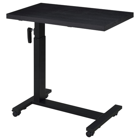 Westpark Height-Adjustable Mobile Bed C-Table - Hand-Crank Steel Base in Black – view 10