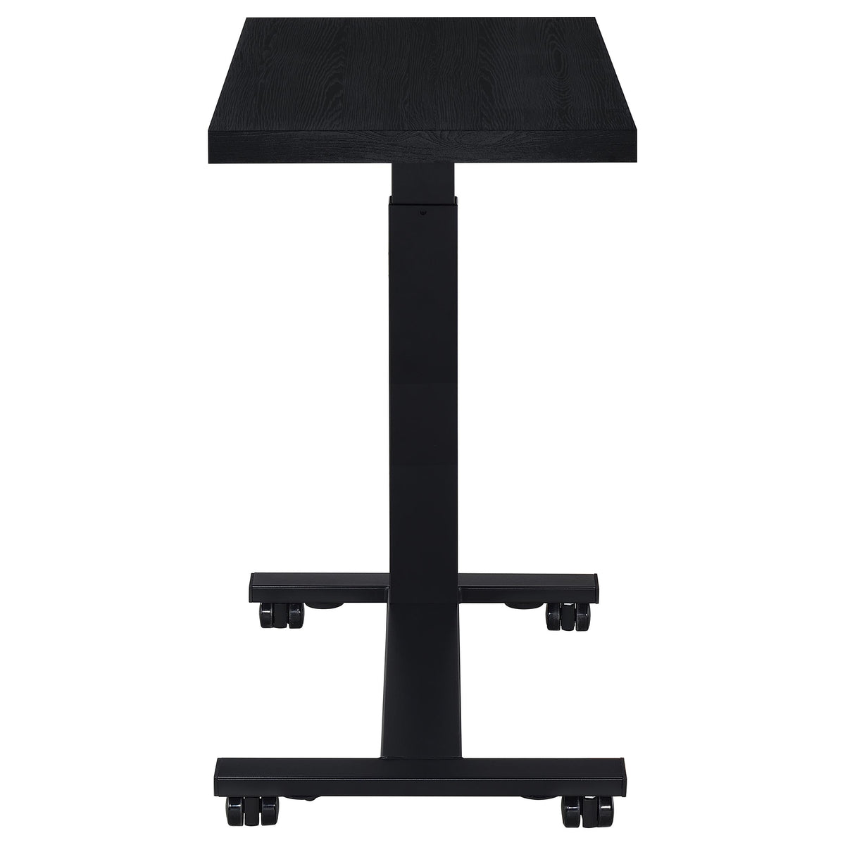 Westpark Height-Adjustable Mobile Bed C-Table - Hand-Crank Steel Base in Black – view 11