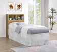 Westpark Bookcase Headboard & Wall Bedroom Sets - USB Charging & LED Nightstand in Mango, Twin to Queen – view 1