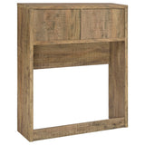 Westpark Bookcase Headboard & Wall Bedroom Sets - USB Charging & LED Nightstand in Mango, Twin to Queen – view 14