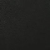 Medley Genuine Leather Platform Bed - Grid-Tufted Headboard in Black or Tan, Queen & Eastern King – view 19