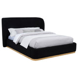 Blaire Upholstered Wingback Platform Bed - Queen