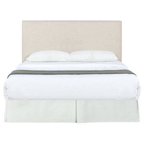 Pirro Upholstered Panel Headboard with Rounded Edges - Sand Fabric, Twin, Queen/Full or King – view 15