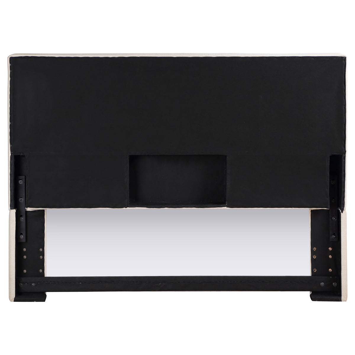 Pirro Upholstered Panel Headboard with Rounded Edges - Sand Fabric, Twin, Queen/Full or King – view 17