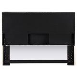 Pirro Upholstered Panel Headboard with Rounded Edges - Sand Fabric, Twin, Queen/Full or King – view 17