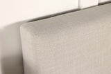 Pirro Upholstered Panel Headboard with Rounded Edges - Sand Fabric, Twin, Queen/Full or King