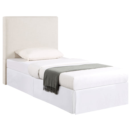 Pirro Upholstered Panel Headboard with Rounded Edges - Twin