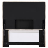 Pirro Upholstered Panel Headboard with Rounded Edges - Sand Fabric, Twin, Queen/Full or King – view 9