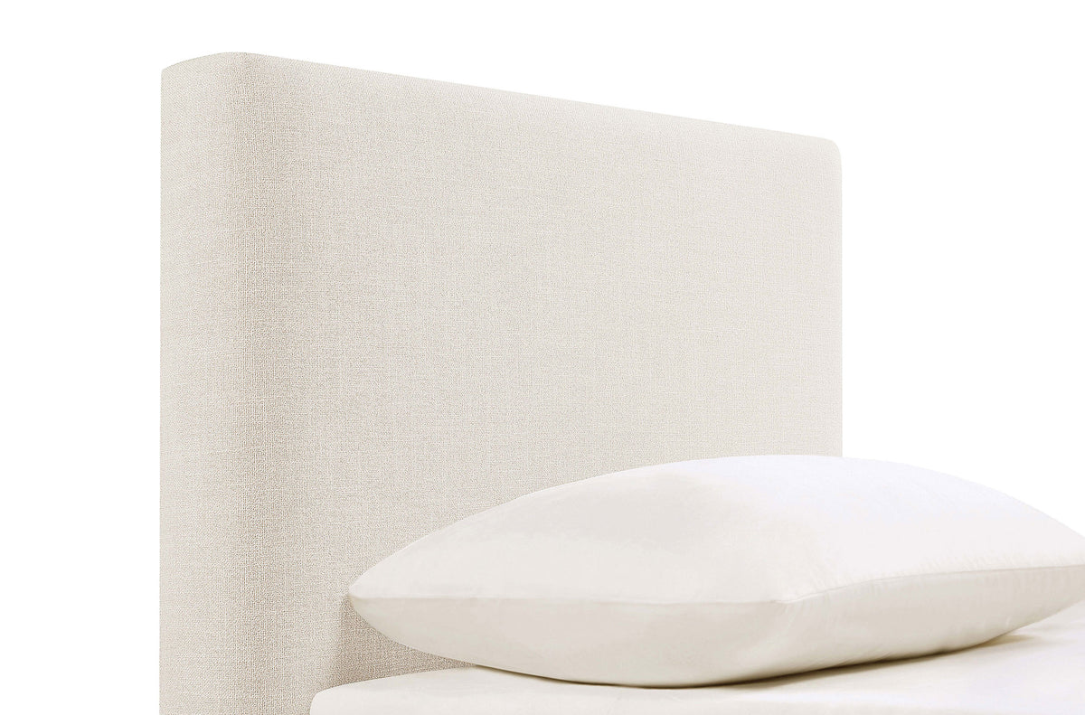 Pirro Upholstered Panel Headboard with Rounded Edges - Sand Fabric, Twin, Queen/Full or King – view 10