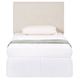 Izzy Upholstered Panel Headboard - Flange Border in Sand Fabric, Twin, Queen/Full or King – view 7