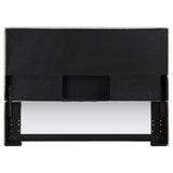 Kosmo Upholstered Panel Headboard with Self-Welt Trim - Sand Fabric, Twin, Queen/Full or King – view 17
