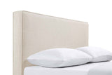 Kosmo Upholstered Panel Headboard with Self-Welt Trim - Sand Fabric, Twin, Queen/Full or King – view 18