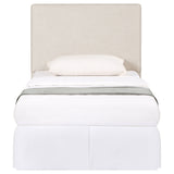 Kosmo Upholstered Panel Headboard with Self-Welt Trim - Sand Fabric, Twin, Queen/Full or King – view 7