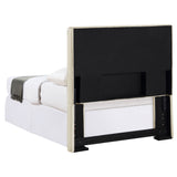 Kosmo Upholstered Panel Headboard with Self-Welt Trim - Sand Fabric, Twin, Queen/Full or King – view 8
