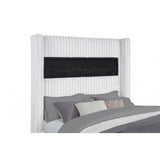 Uphoria California King Velvet Bed with Fireplace