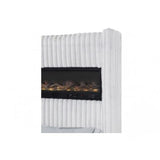 Uphoria California King Velvet Bed with Fireplace