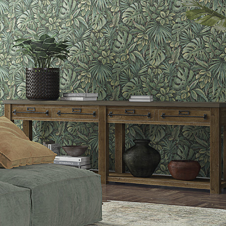Galerie Eden Jungle Leaves Wallpaper
