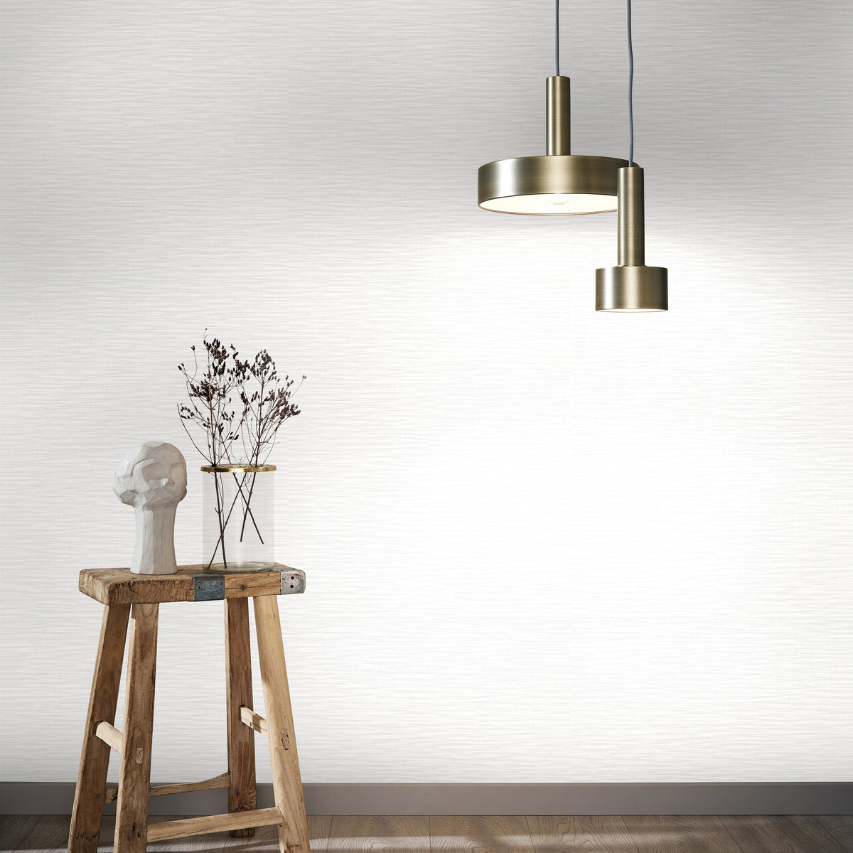 Galerie The New Textures Weave Silver Grey EN 14 Wallpaper