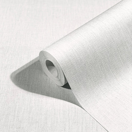 Galerie The New Textures Linen Silver Grey EN 10 Wallpaper