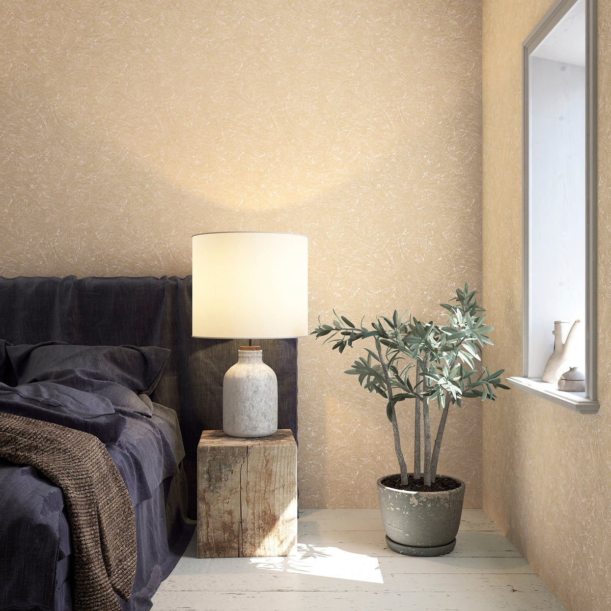 Galerie The New Textures Plaster Effect Wallpaper