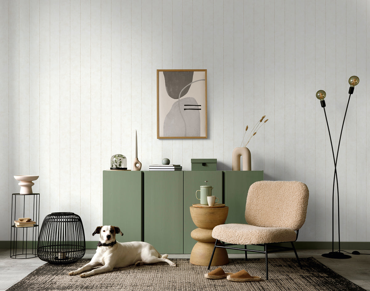 Galerie Flora Stripes Wallpaper