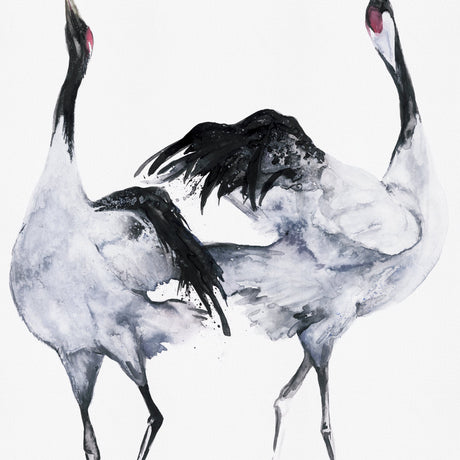 Galerie Kumano Painted Crane Wall Mural