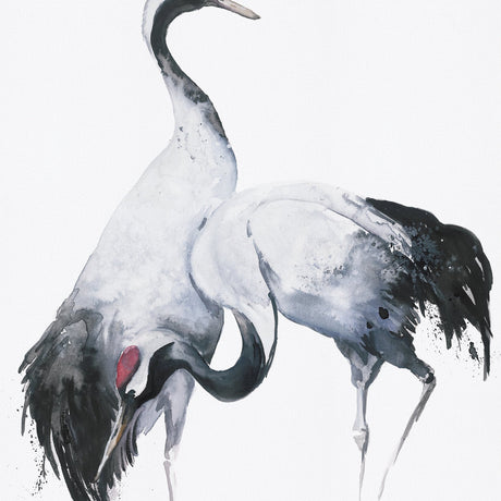 Galerie Kumano Painted Crane Wall Mural