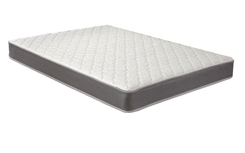 Quimby 7" Innerspring Mattress - Quilted Foam Top with Perimeter Support, Twin or Full