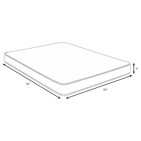 Kenyon 7" Firm Foam Mattress - Quilted Bamboo Blend Cover, Made in USA, Twin to Queen – view 13