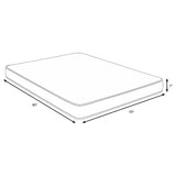 Kenyon 7" Firm Foam Mattress - Quilted Bamboo Blend Cover, Made in USA, Twin to Queen – view 16