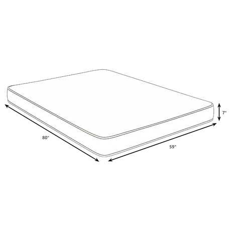 Kenyon 7" Firm Foam Mattress - Quilted Bamboo Blend Cover, Made in USA, Twin to Queen – view 16