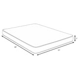 Kenyon 7" Firm Foam Mattress - Quilted Bamboo Blend Cover, Made in USA, Twin to Queen – view 10