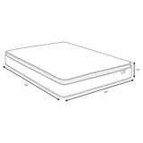 Hayes 11" Pillow Top Hybrid Mattress - Gel Memory Foam & Tencel Cover, Made in USA, Twin to California King – view 9