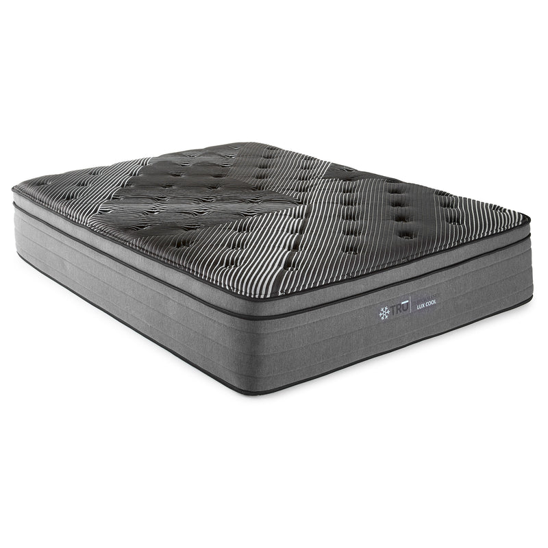 Montlake 15" Cool Euro Top Hybrid Mattress - Infused Memory Foam & Wrapped Coils, Made in USA, Twin to California King