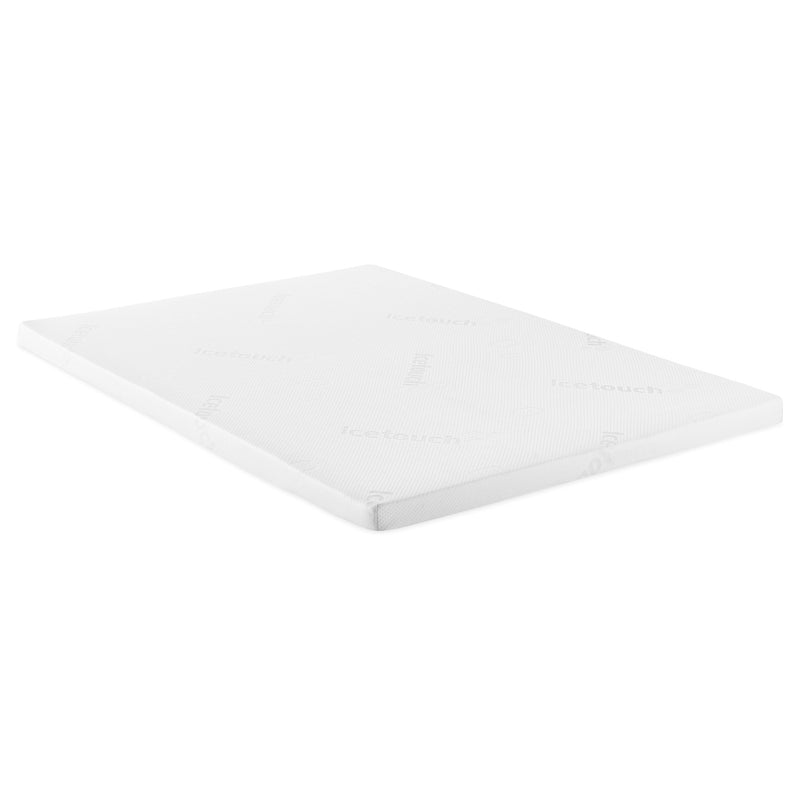 Cascade 3" Cool Memory Foam Mattress Topper - Icy Cool Cover, Twin to California King