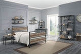 Brantley Industrial Pipe Full Bed, Bookshelf & Wall Rack