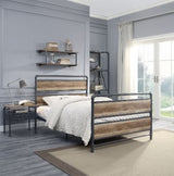 Brantley Industrial Pipe Full Bed, Bookshelf & Wall Rack