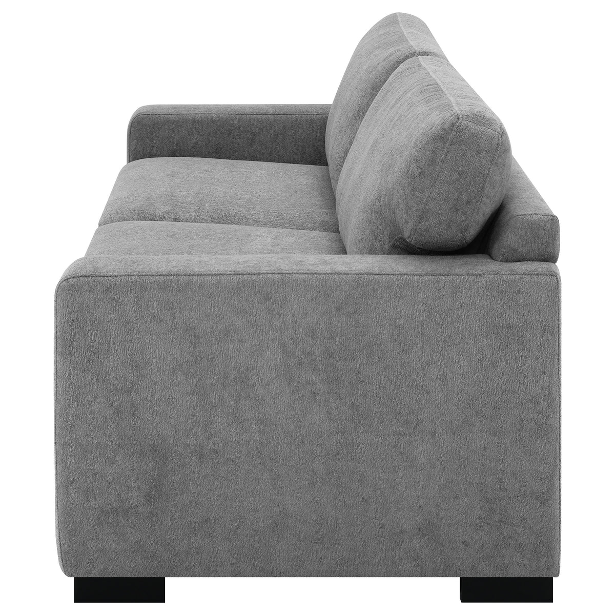 Simpson Track Arm Sleeper Sofa with Queen Mattress - Light Grey Fabric with Pocket Coil Seating – view 7
